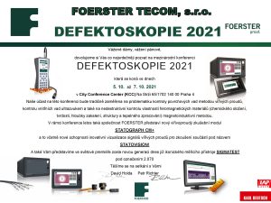 Pozvanka Defektoskopie CZ 2021
